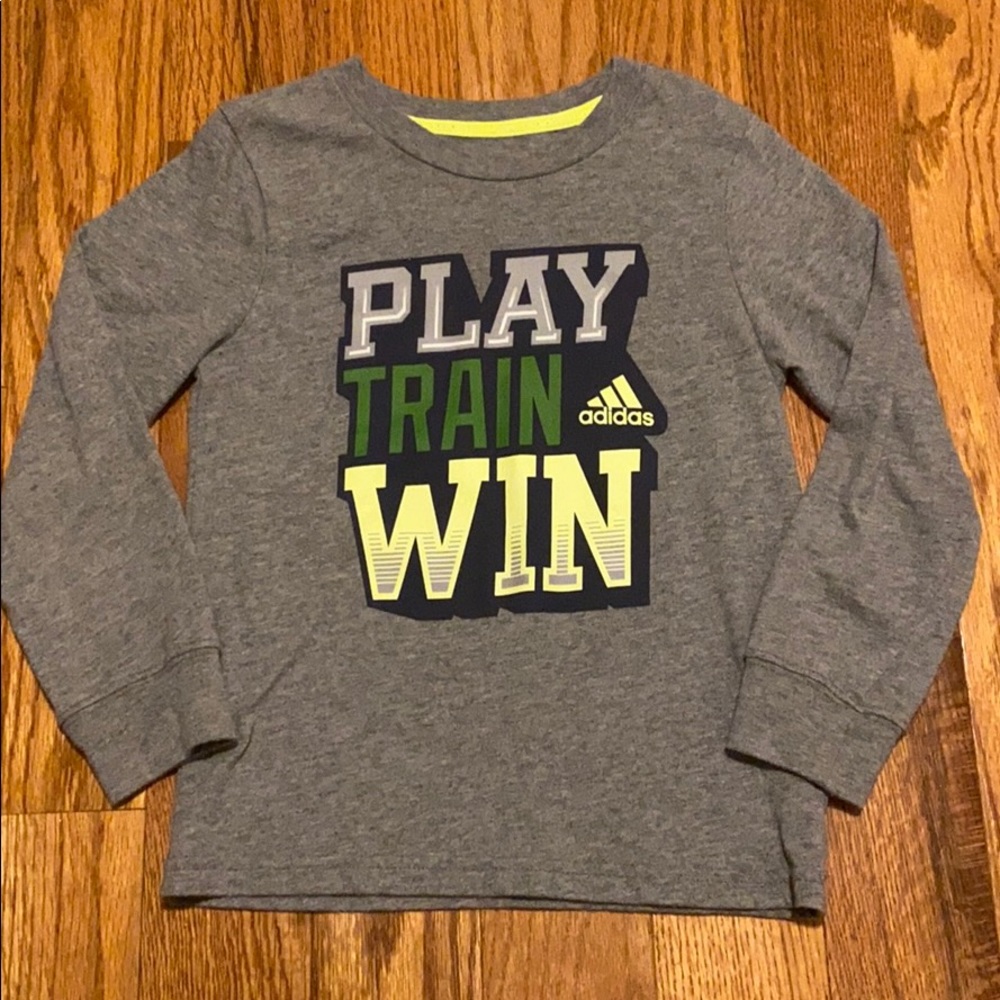 Boys Adidas long sleeve tee